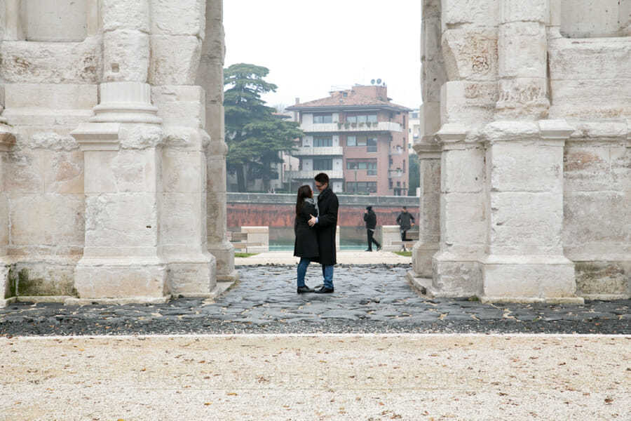 Marion e Roberto , fotografo verona Luci e ombre