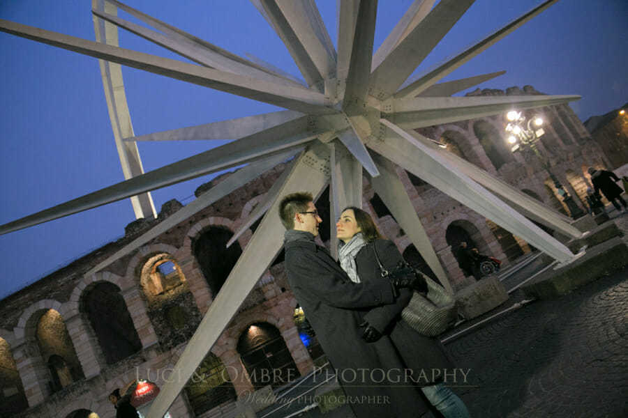 Marion e Roberto , fotografo verona Luci e ombre